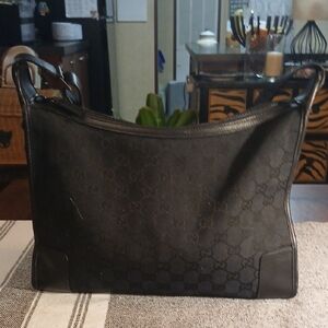 Authentic Gucci Black Hand Bag